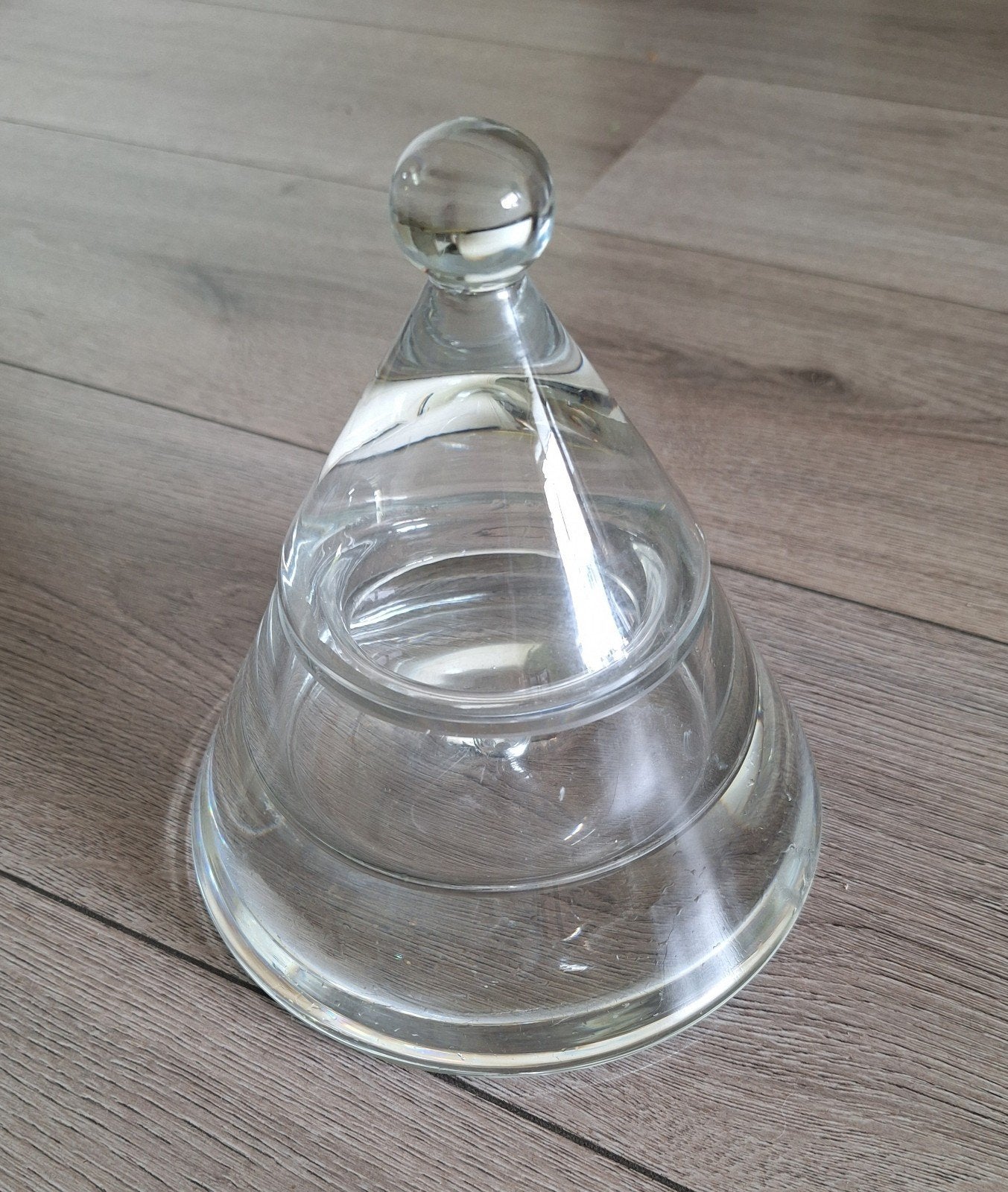 Vintage Krosno Bonny bonbonnière, Ophalen of Verzenden, Zo goed als nieuw, Glas