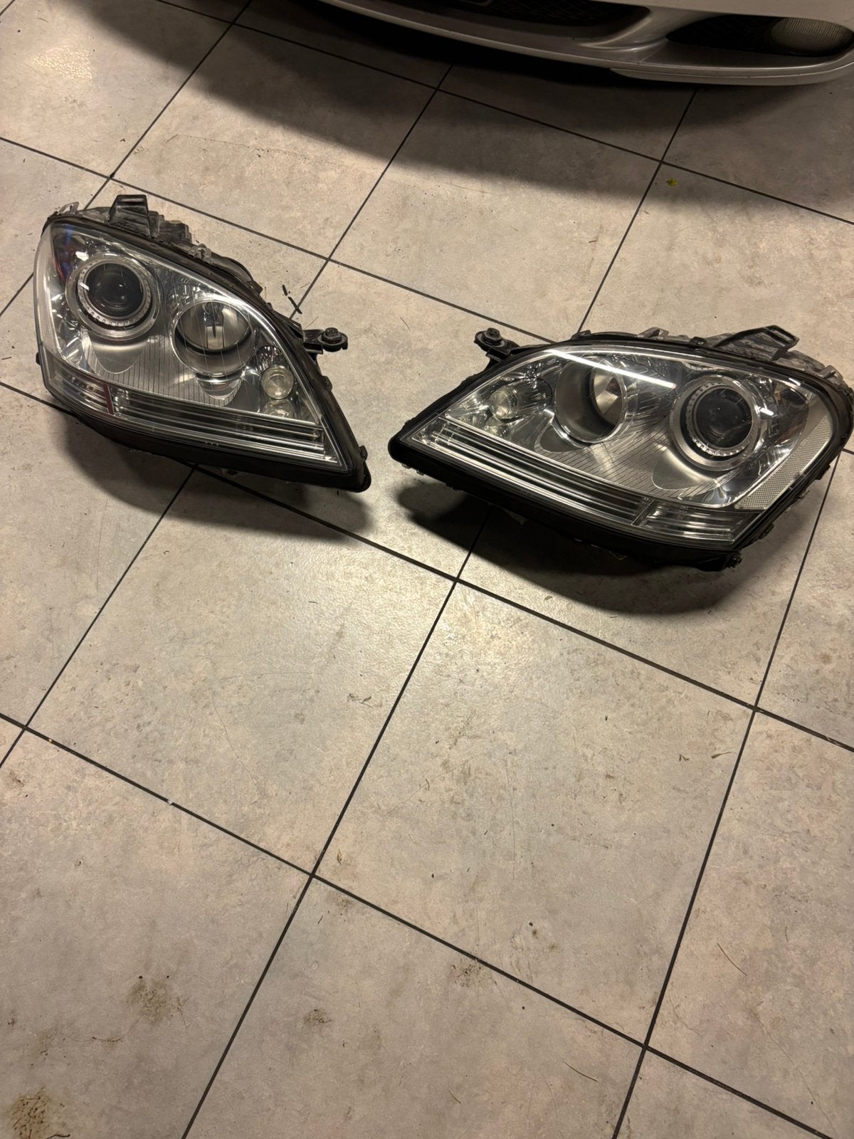 Koplampen xenon, Mercedes ml w164, Ophalen of Verzenden, Gebruikt, Mercedes-Benz