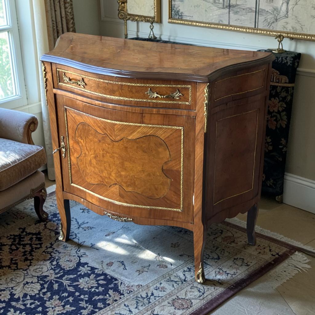 Vintage Commode Louis XV Stijl -, Antiek en Kunst, Antiek | Woonaccessoires, Ophalen