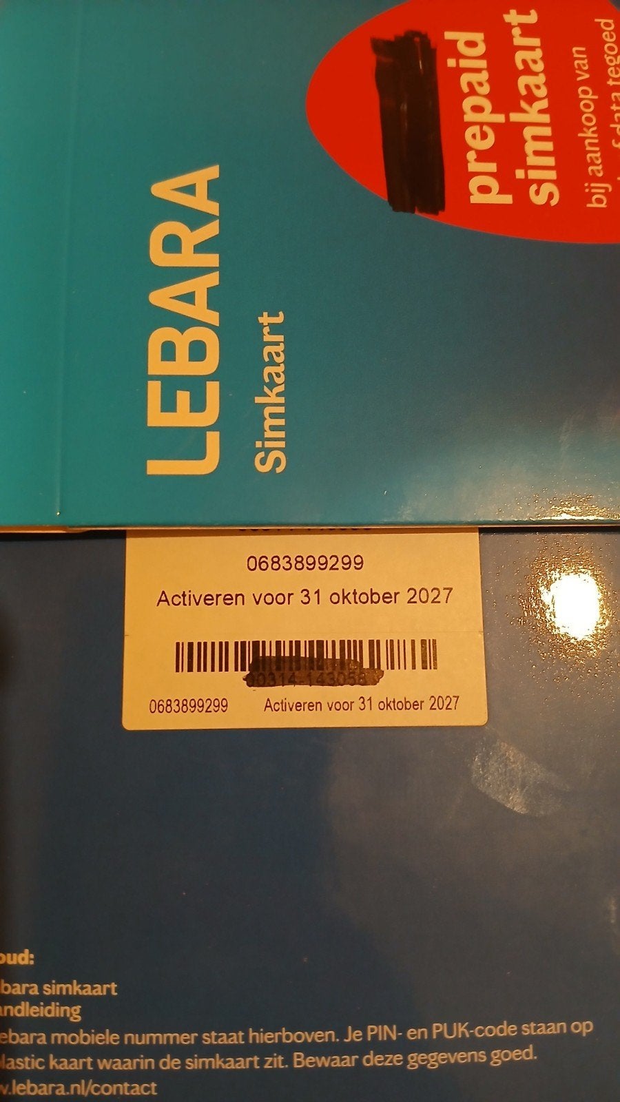 MOOI NUMMER 0683899299, Telecommunicatie, Ophalen of Verzenden, Nieuw, KPN, Simkaart