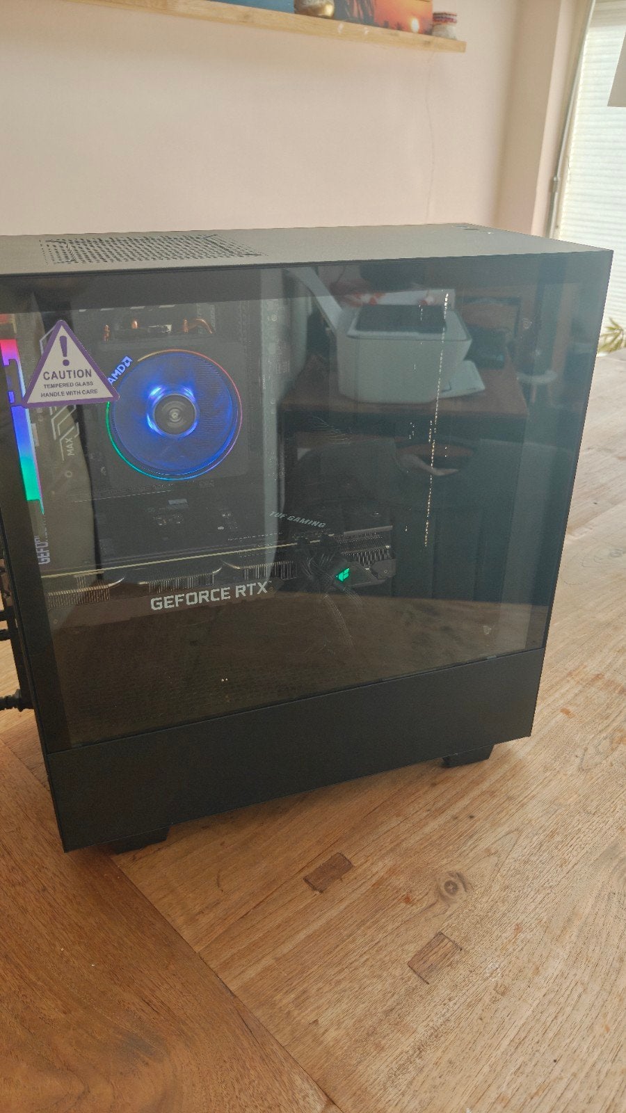 Gaming PC 1440p Ryzen 7 3700x, RTX 3070, 16GB DDR4, Computers en Software, Desktop Pc's, Ophalen, Gebruikt, 1.25 TB, Custom Build