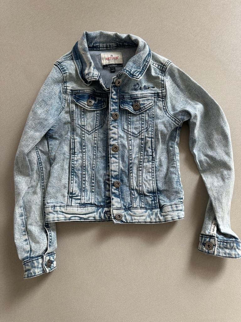 Blazer paars Vingino, spijkerjas Retour, Ophalen of Verzenden, Zo goed als nieuw, Meisje, Jas