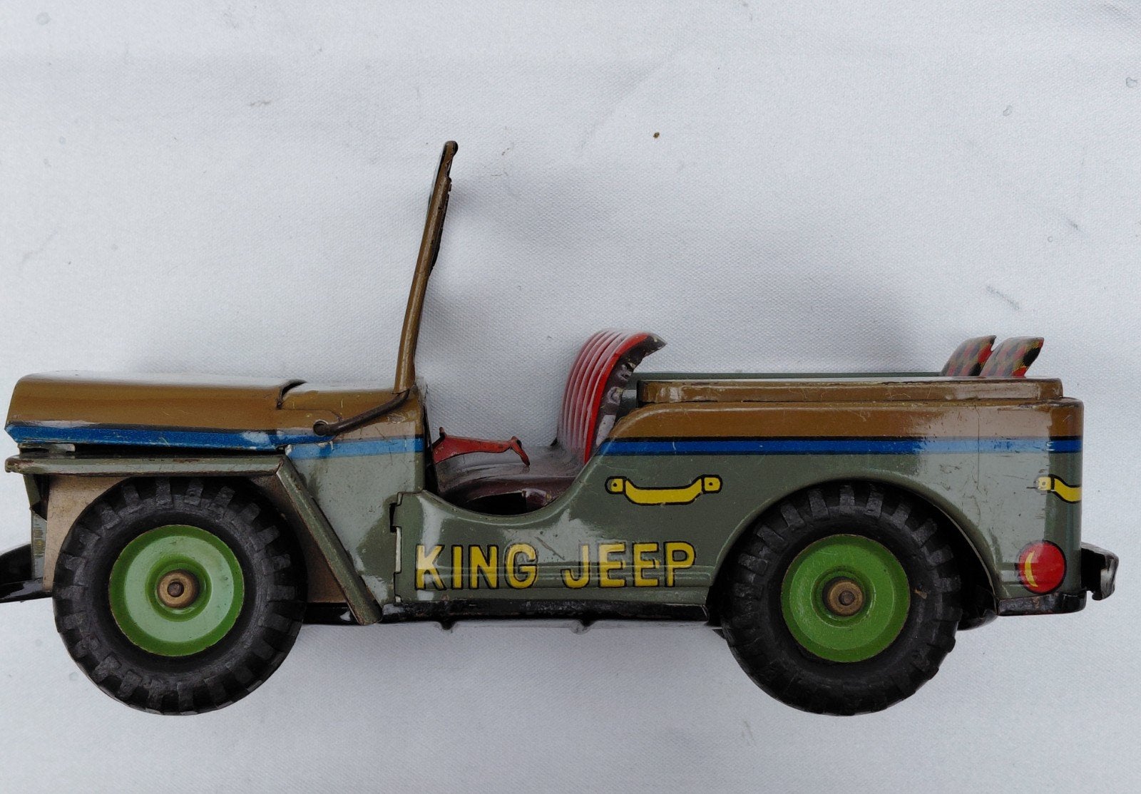Blikken jeep Japan jaren 50/60, Ophalen of Verzenden, Gebruikt, Auto, Overige merken