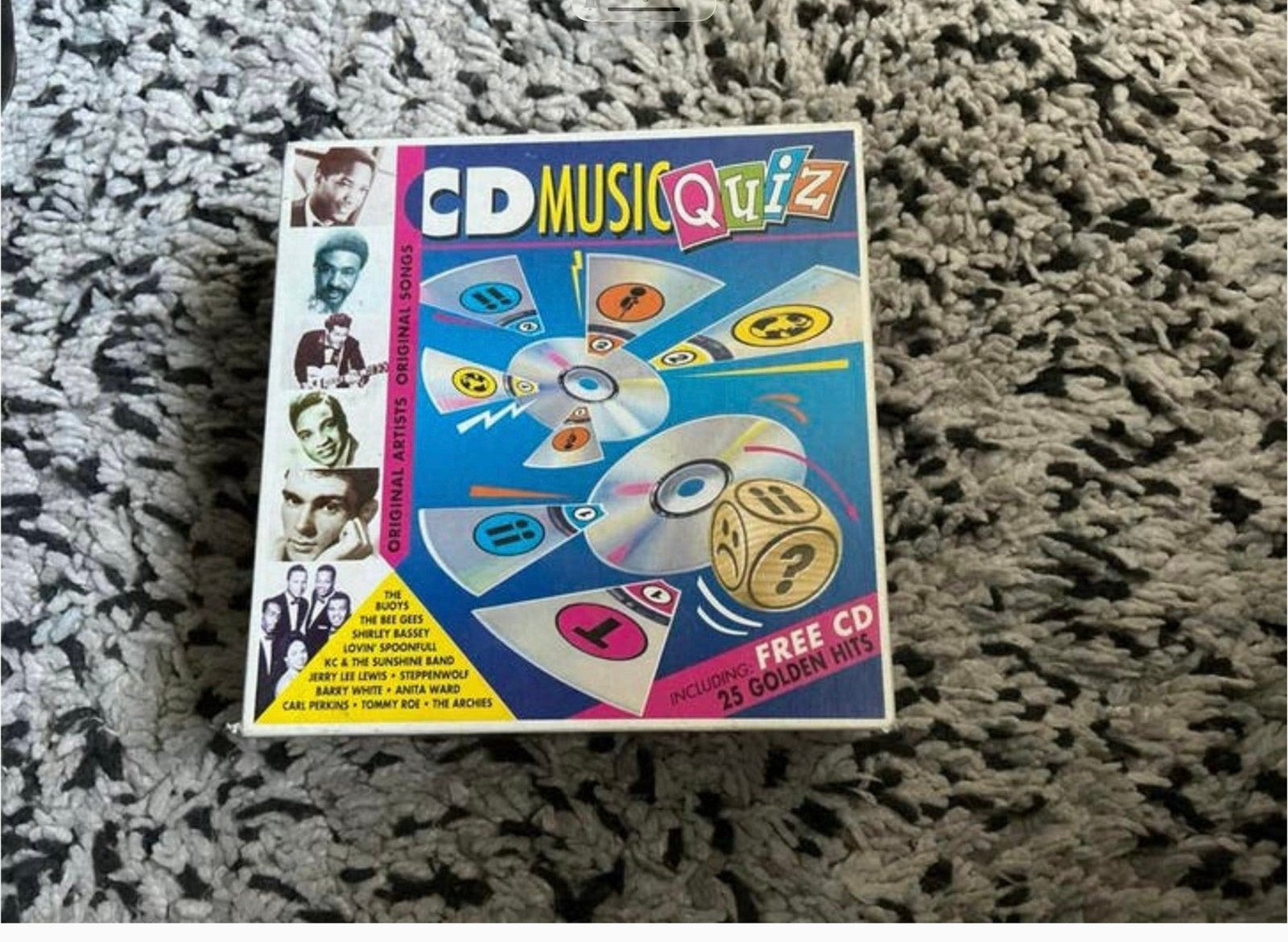 Familiespel MUSIS QUIZ 🌸1993 MET CD 🌸 voor jong en oud, Ophalen of Verzenden, Zo goed als nieuw