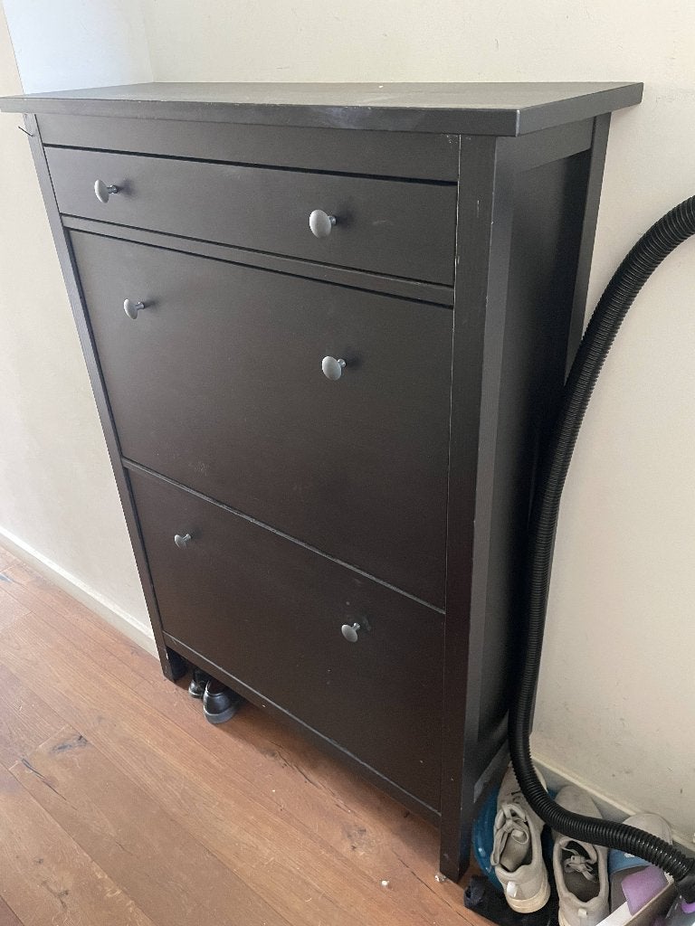 Shoe cabinet with drawer, Ophalen, Gebruikt, Modern
