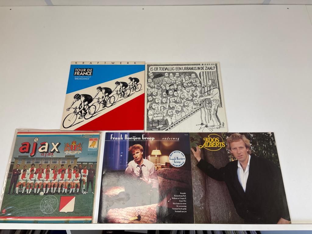 LP-collectie: Ajax, Urbanus, Koos Alberts, Frank Boeijen (5, Ophalen of Verzenden, 1980 - 1989, Gebruikt, 12 inch
