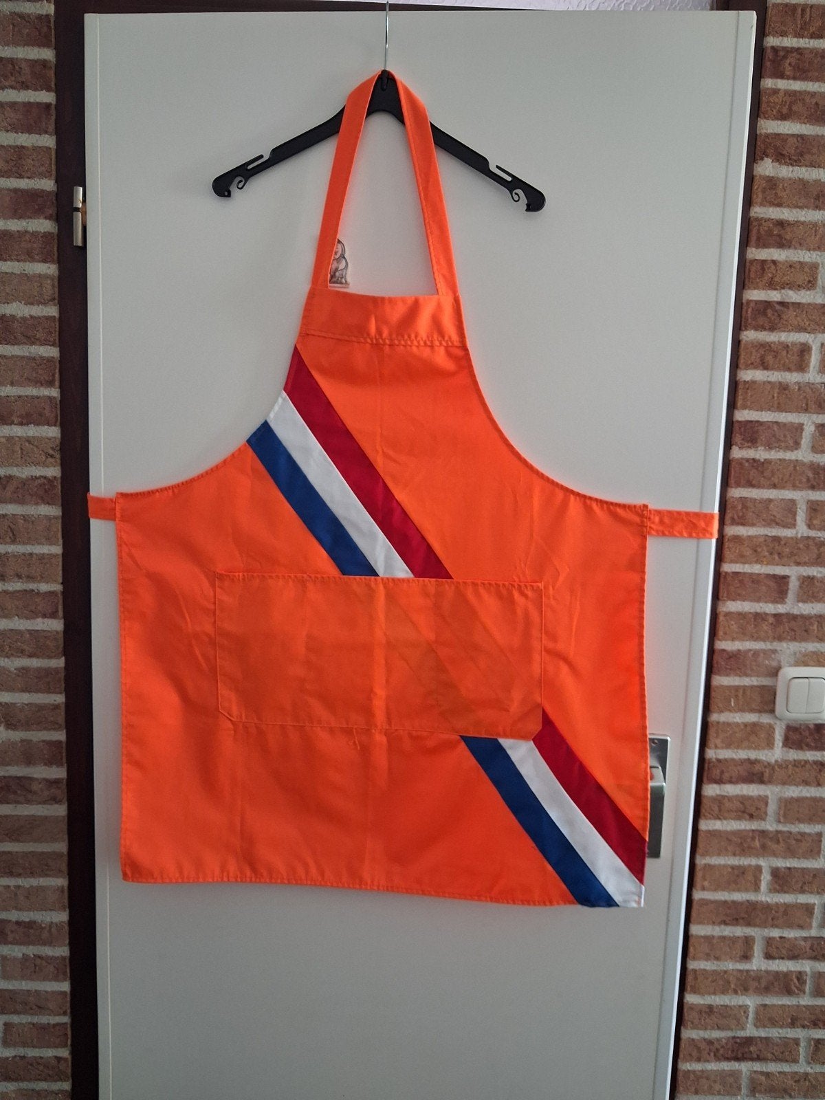Oranje Schort met Nederlandse Vlag - Nieuw, Overige typen, Nieuw, Ophalen of Verzenden, Overige materialen
