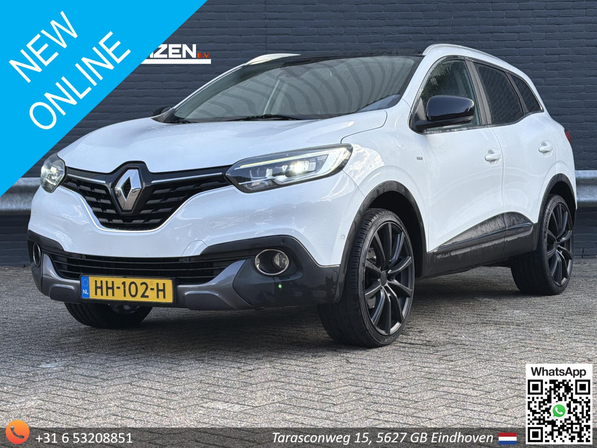 Renault Kadjar 1.2 TCe Bose | Pano | Camera | Cruise | Clima, Auto's, Voorwielaandrijving, Kadjar, Gebruikt, 4 cilinders