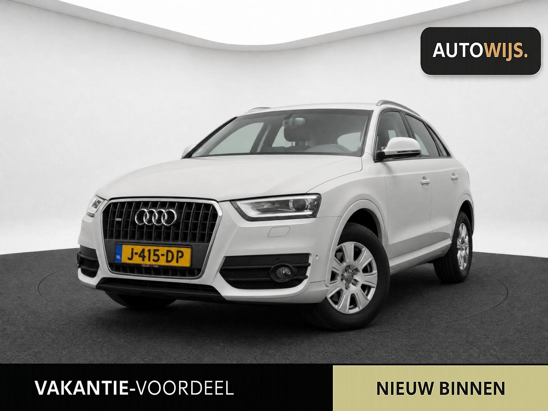 Audi Q3 2.0 TFSI quattro Pro Line|AUT|CAMERA|NAVI|LED|GOED O, Auto's, Euro 5, Stof, Gebruikt, Beige