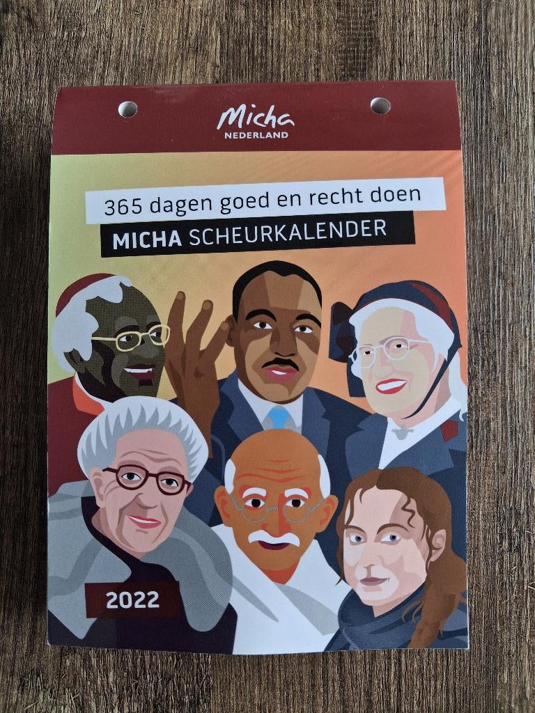 Micha scheurkalender 2022, Ophalen of Verzenden, Nieuw
