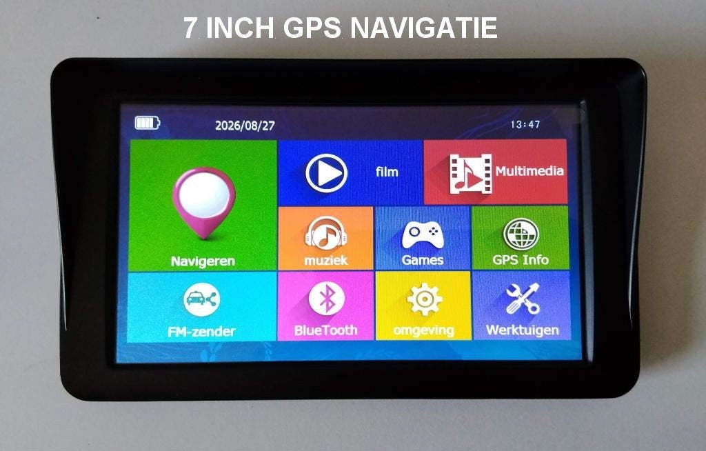 Nieuwe 7 inch GPS Navigatie voor Auto, Camper en Vrachtwagen, Auto diversen, Nieuw, Ophalen of Verzenden, Sweelincklaan 11, Waalre