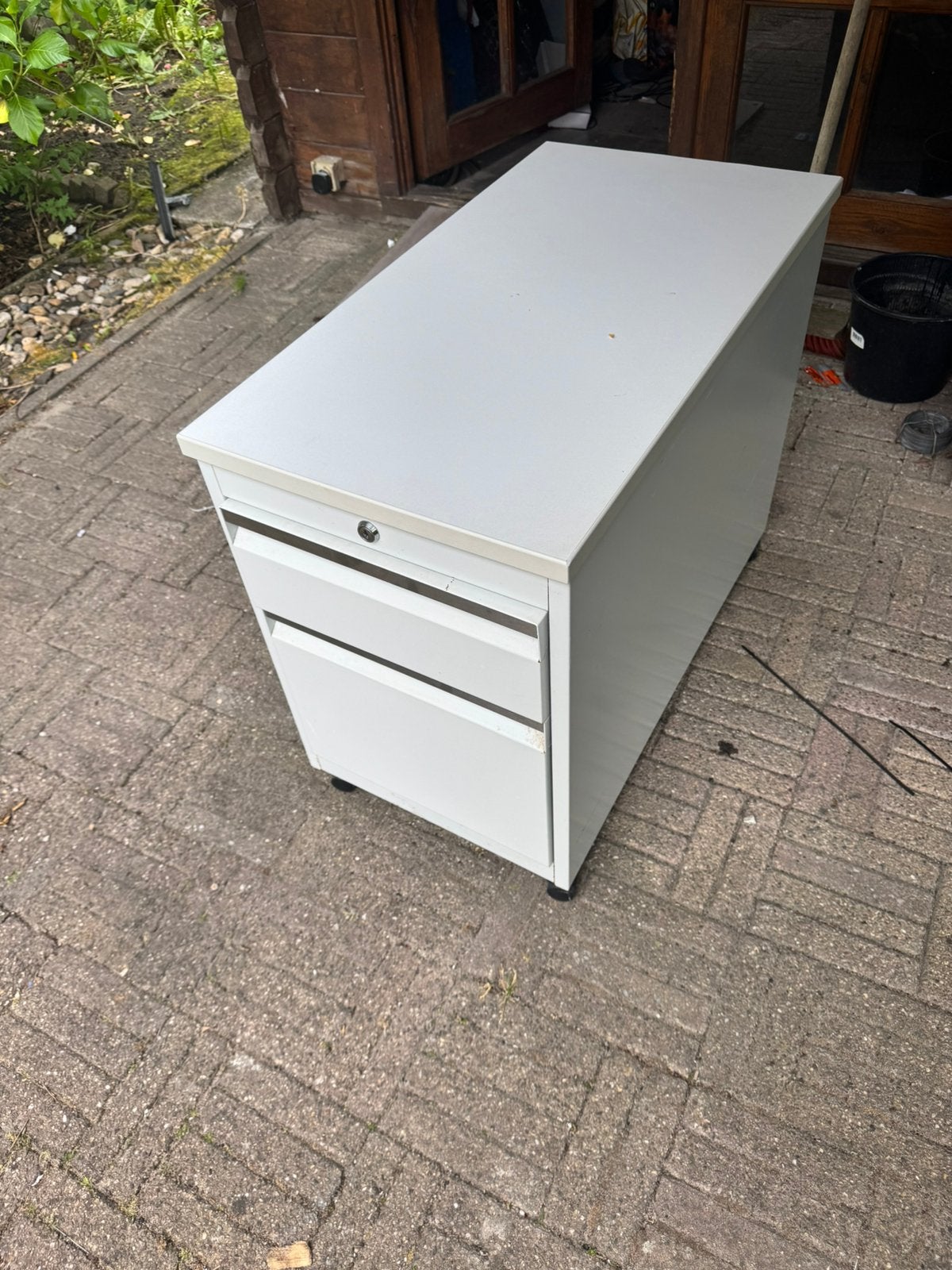 2x lade ijzeren kast, Huis en Inrichting, Kasten | Roldeurkasten en Archiefkasten, Ophalen, 50 tot 100 cm, Zo goed als nieuw, Minder dan 100 cm