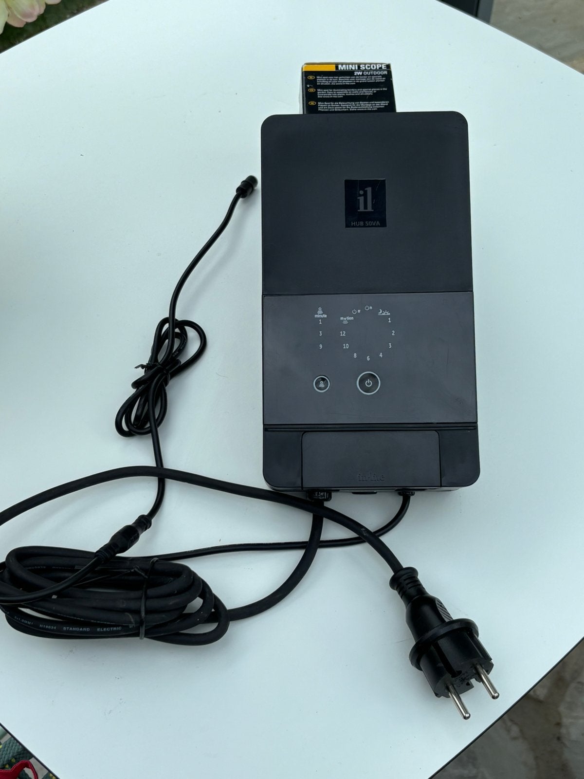 In-Lite HUB 50 Transformator, Ophalen of Verzenden, Netvoeding, Minder dan 50 watt, Licht-donker-sensor