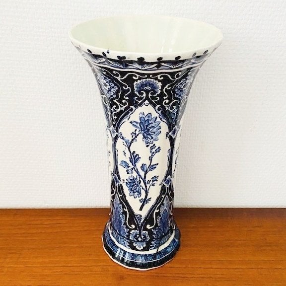 Delftsblauwe Vaas Boch Sphinx, Antiek en Kunst, Ophalen of Verzenden