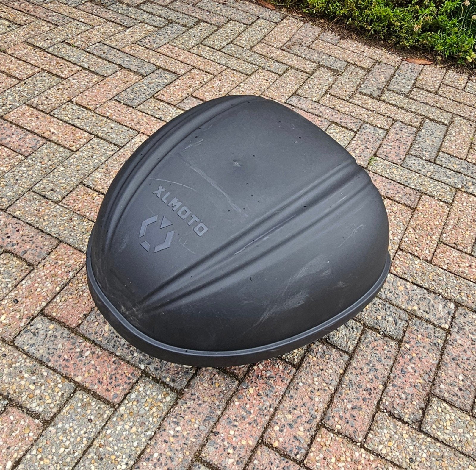 Scooterkoffer., Ophalen