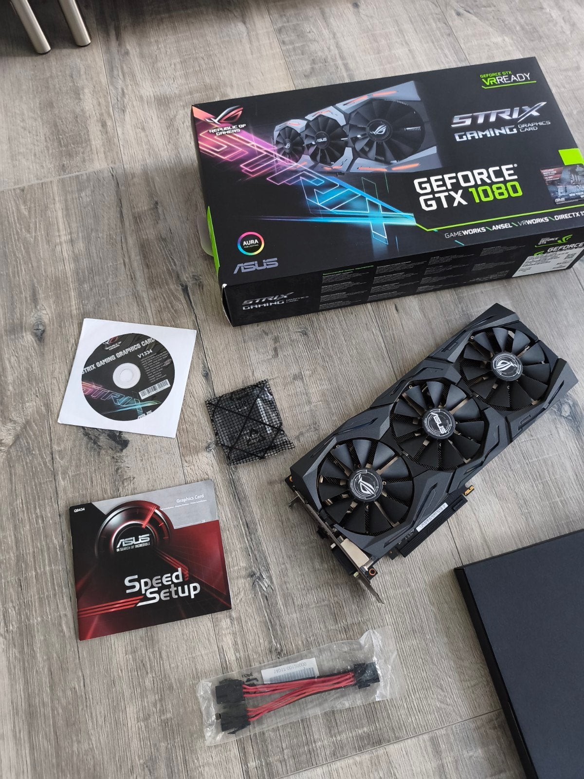 Asus rog strix. 1080.  8gb, Ophalen of Verzenden, Zo goed als nieuw, GDDR5, PCI-Express 3
