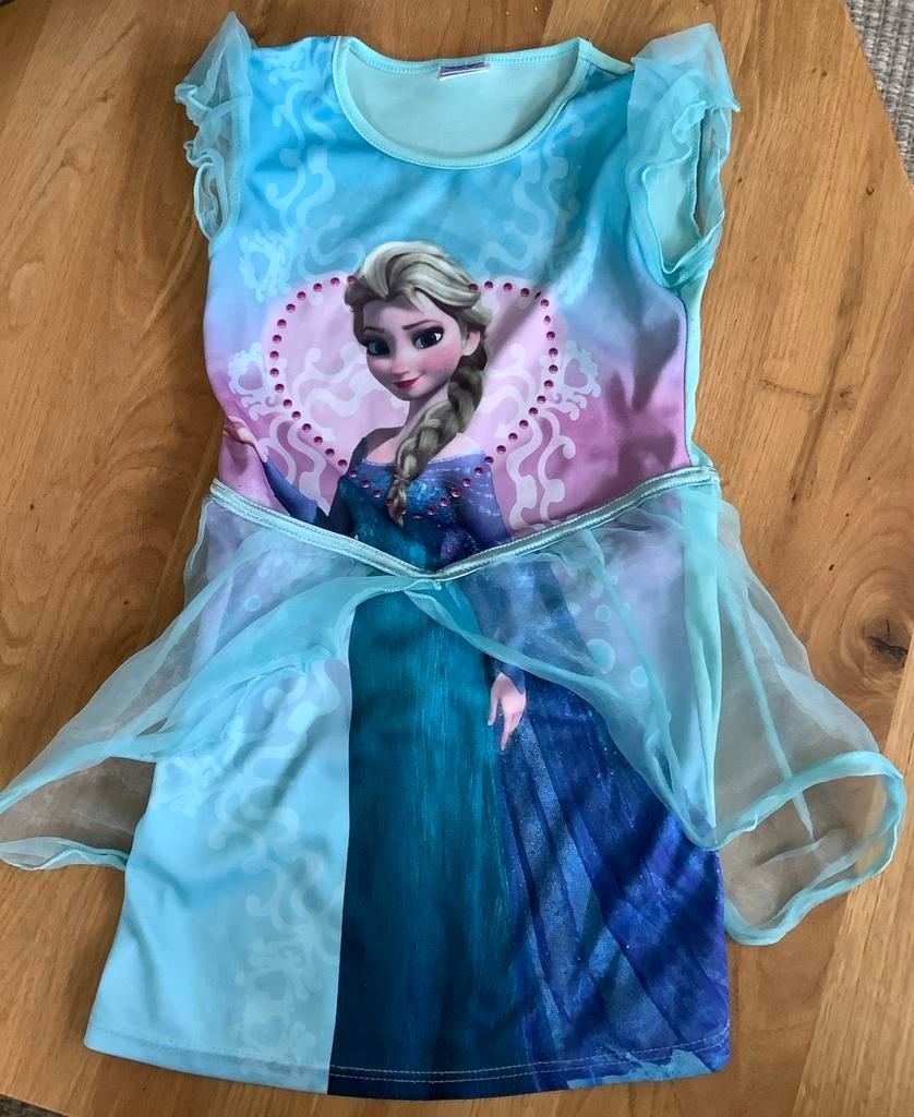 Disney Frozen Elsa jurk maat 110-116, Kinderen en Baby's, Carnavalskleding en Verkleedspullen, Ophalen of Verzenden, Gebruikt