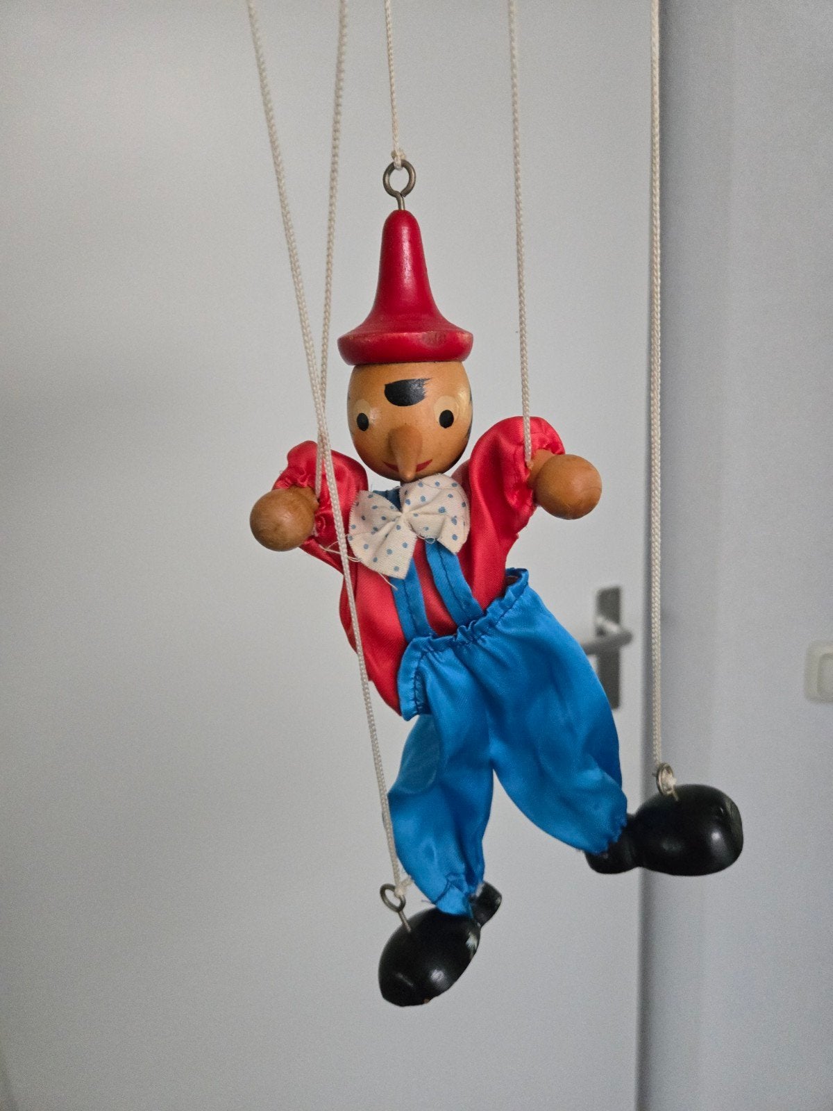 Pinokkio Houten Marionet Pop - Vintage Speelgoed, Ophalen of Verzenden, Nieuw, Babypop