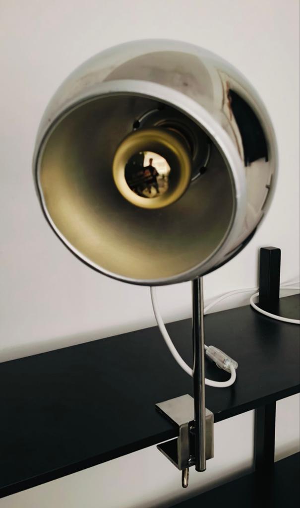 Space Age "Eyeball" klemlamp van Goffredo Reggiani, Ophalen of Verzenden