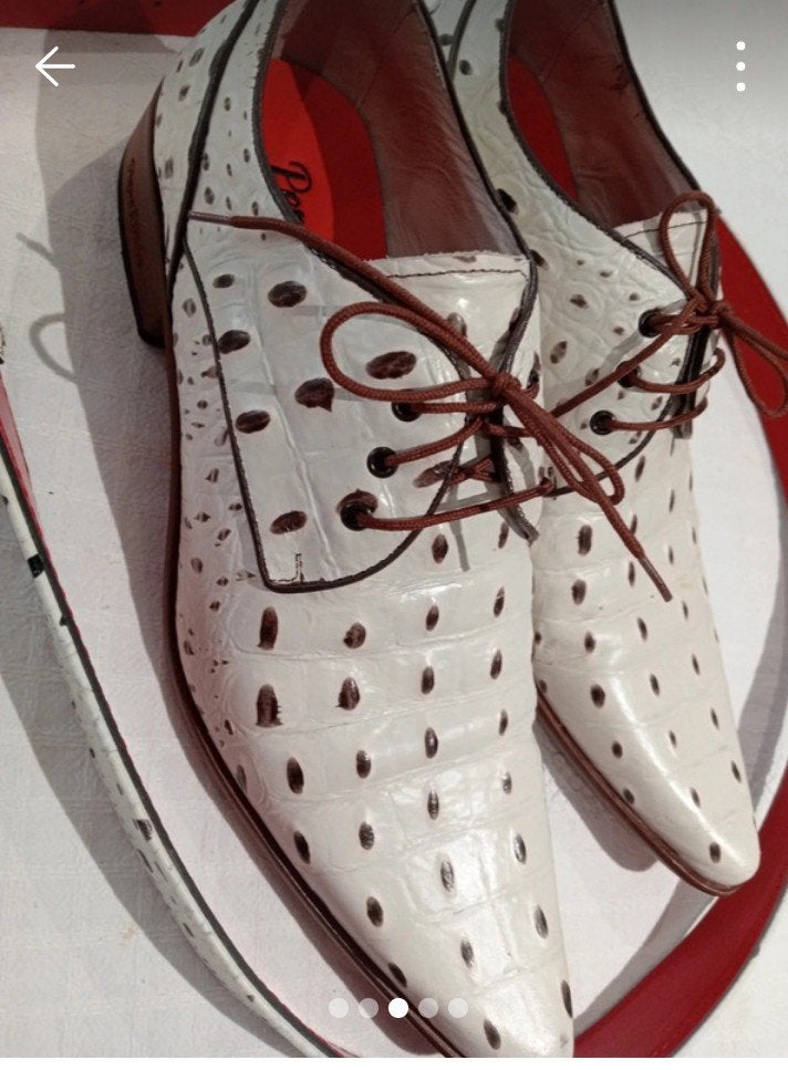Pepe Milan Herenschoenen met Bijpassende Riem, Wit, Pepe Milan, Ophalen of Verzenden, Zo goed als nieuw