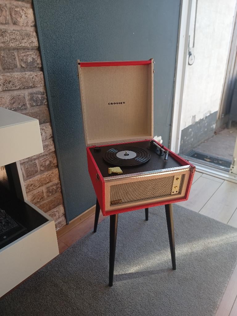 Retro Crosley draaitafel, Ophalen of Verzenden, Gebruikt, Platenspeler, Overige merken
