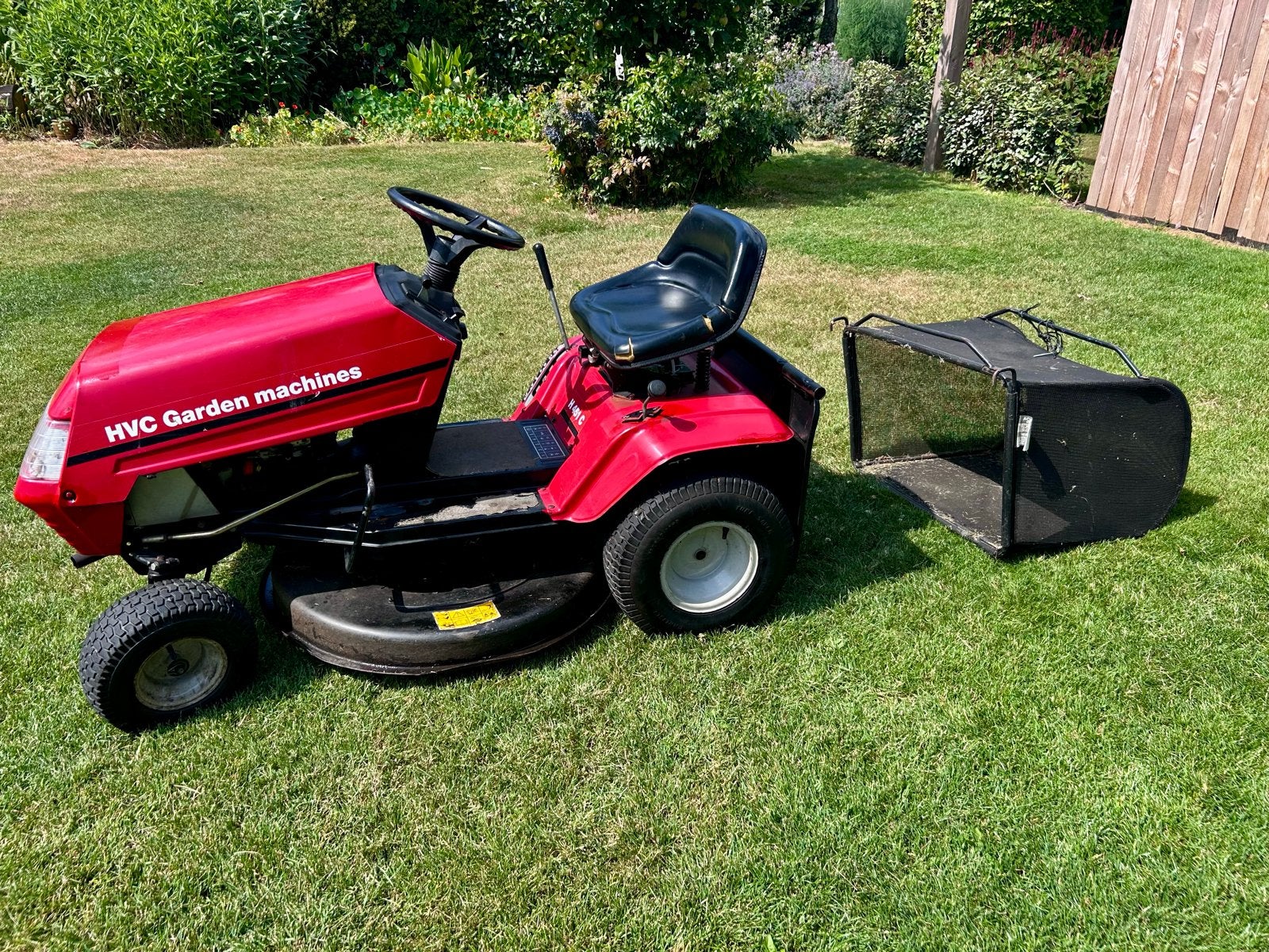 HVC Garden Machines Zitmaaier H 451 C - 12.5 PK Briggs & Str, Ophalen, Cirkelmaaier, Gebruikt, Opvangbak