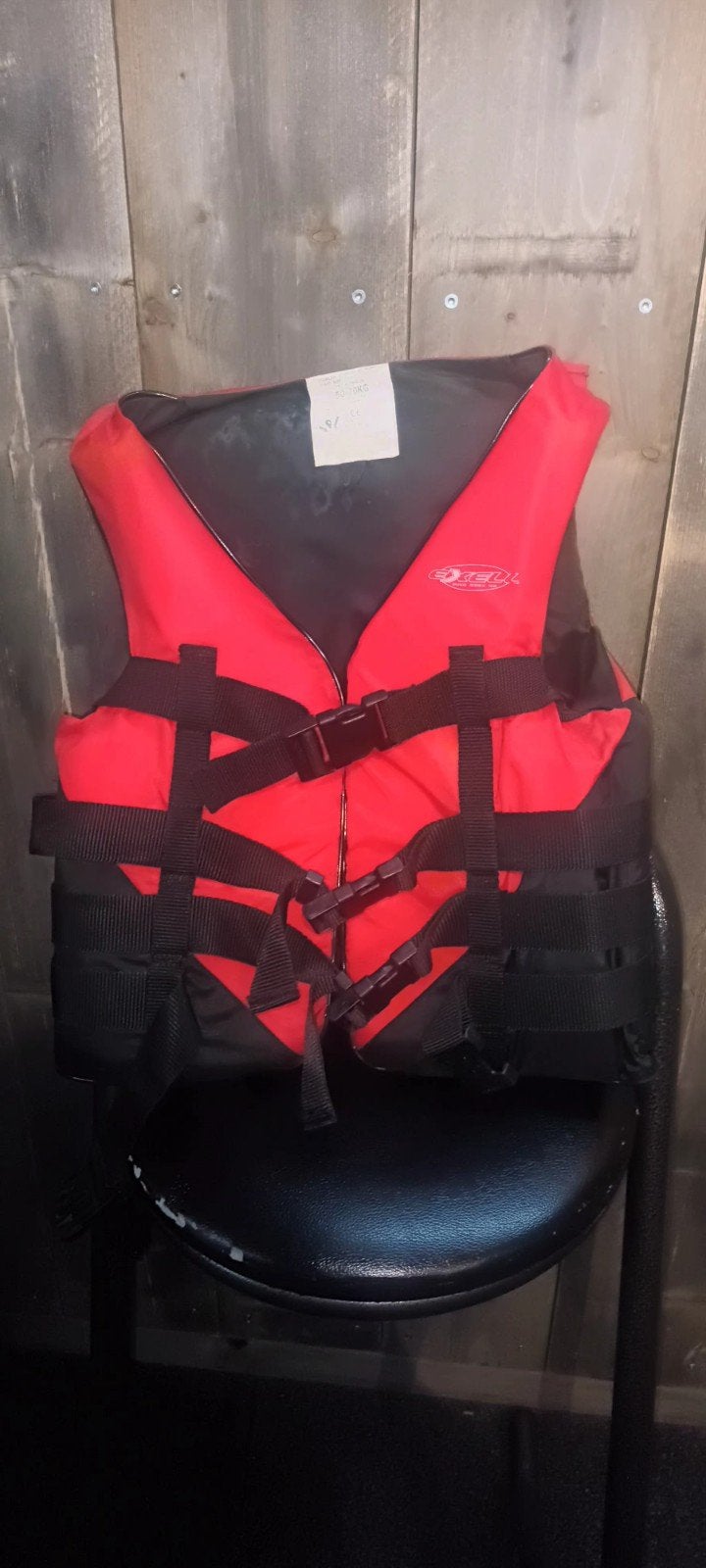 Zwemvest skivest 50-70kg - Rood/Zwart, Ophalen, Gebruikt