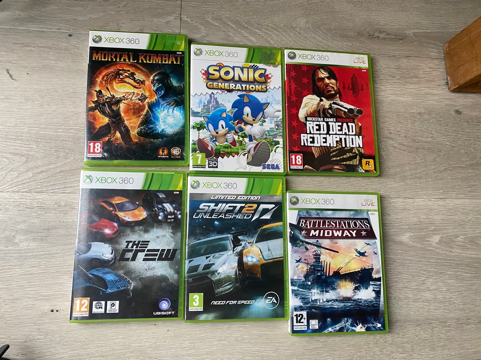 6 x Xbox 360 games, Avontuur en Actie, Gebruikt, 1 speler, Ophalen of Verzenden
