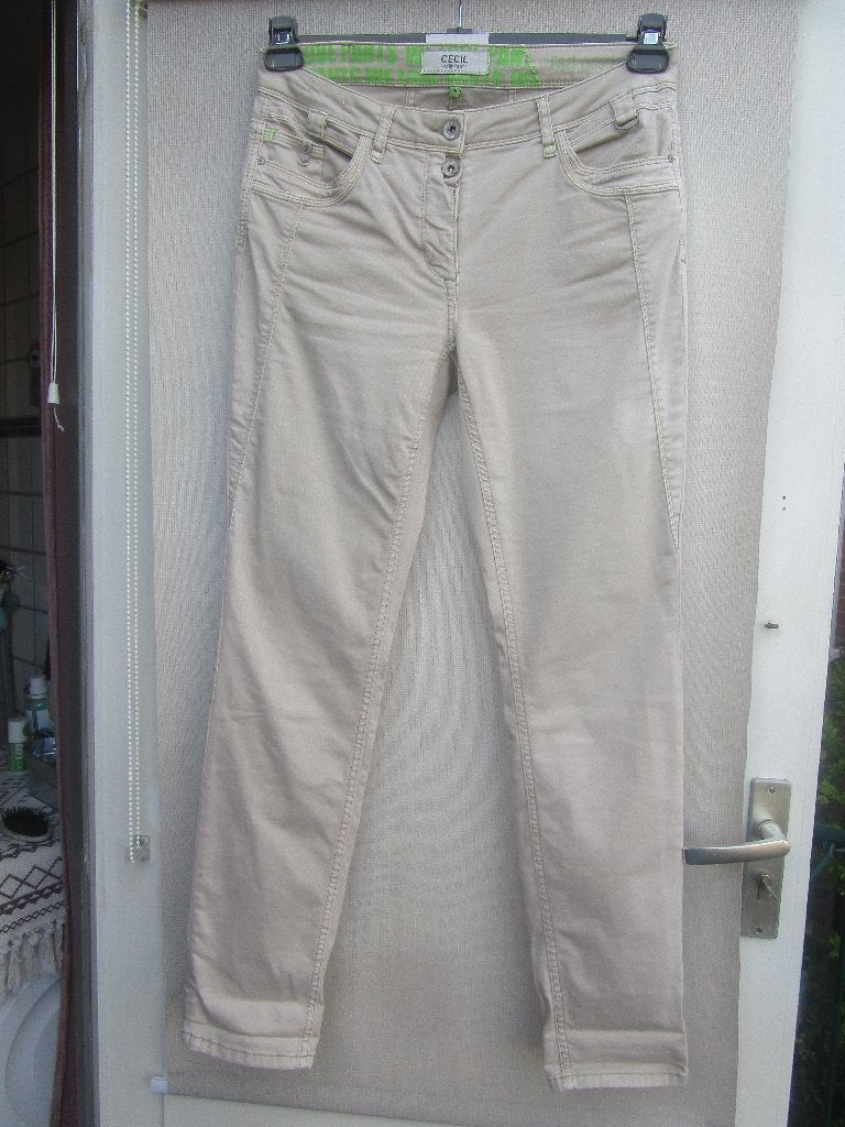 Broek CECIL mt  40  wit - achtig./gebroken wit., Maat 38/40 (M), Verzenden, Wit, Nieuw
