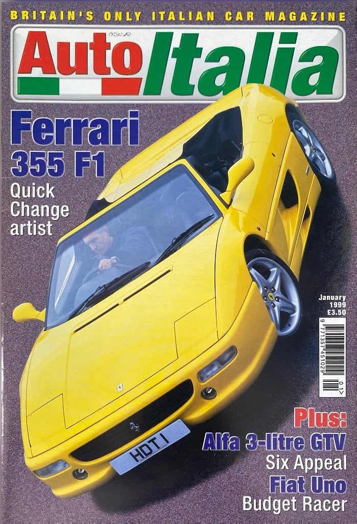 Auto Italia Magazine Januari 1999 - Ferrari 355 F1, Gelezen, Diverse, Ophalen of Verzenden, Ferrari