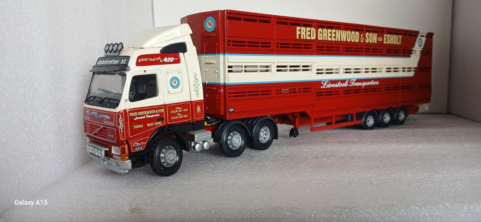 Gorgi Volvo FH 12  FRED GREENWOOD & Son., Ophalen of Verzenden, Bus of Vrachtwagen, Corgi