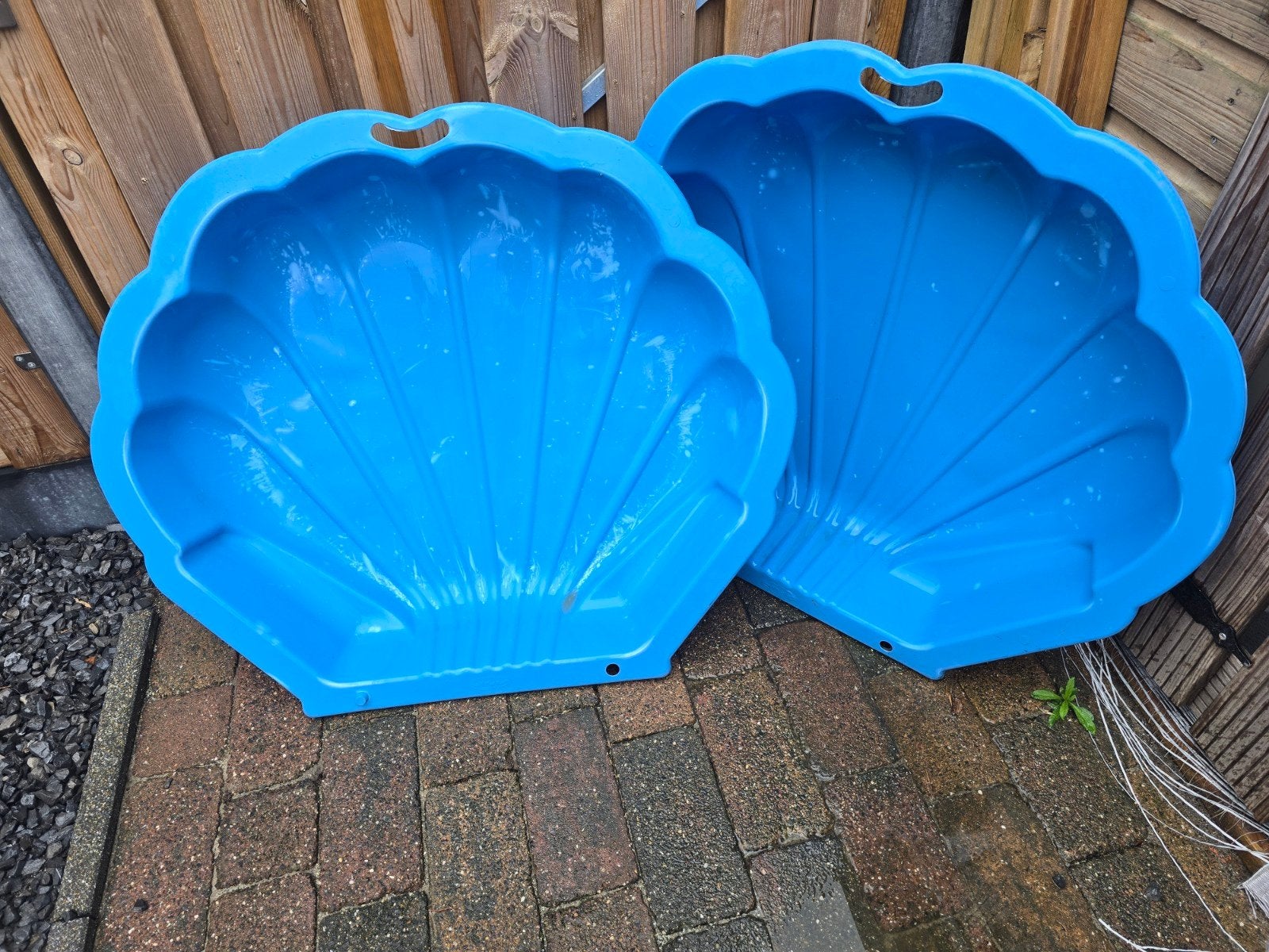 Zandbak schelp blauw (2 delen), Ophalen, Gebruikt