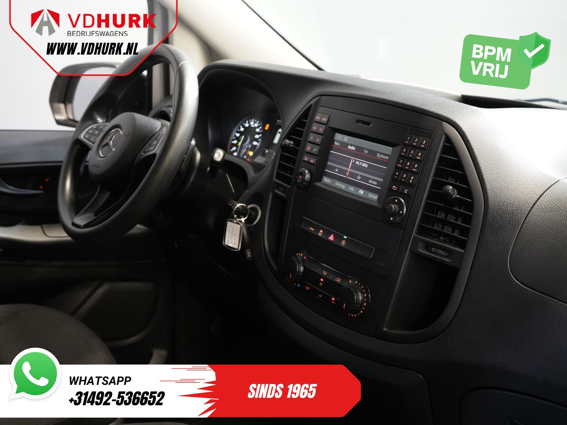 Mercedes-Benz Vito 114 CDI Aut. L2 NL Auto/ Cruise/ Navi/ Ca, Automaat, Gebruikt, Euro 6, 4 cilinders