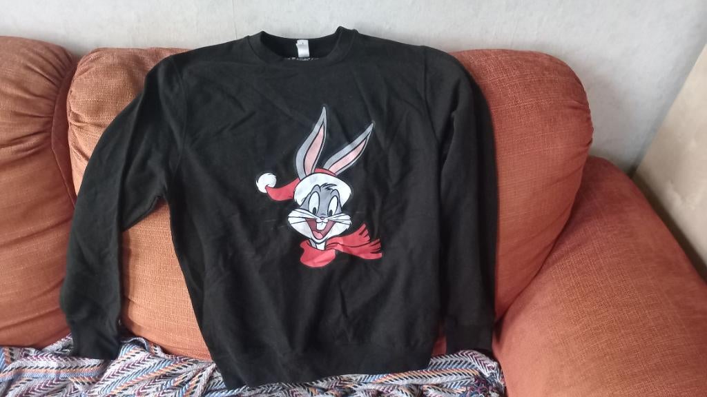 Kersttrui Bugs Bunny maat M, Ophalen of Verzenden, Overige figuren, Nieuw, Kleding of Textiel