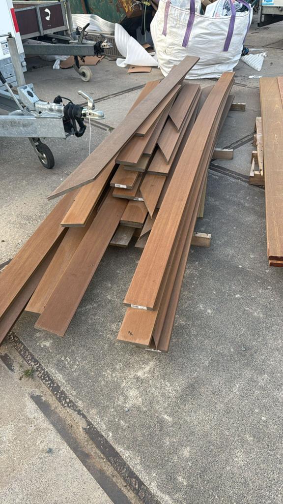 Composiet vlonderplanken, Doe-het-zelf en Verbouw, Hout en Planken, Ophalen, Gebruikt, Minder dan 25 mm, Plank