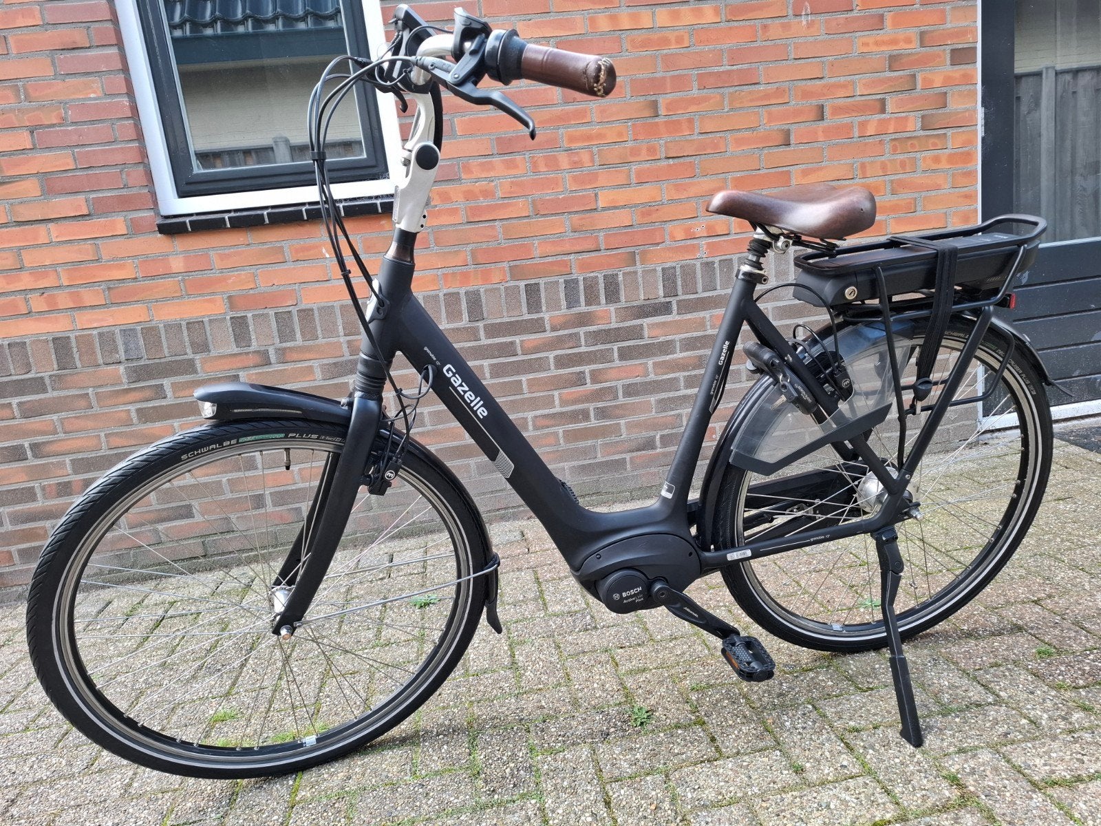 Gazelle Grenoble C7+ met Bosch active line plus middenmotor., Ophalen, Gebruikt, 50 km per accu of meer, 55 tot 59 cm