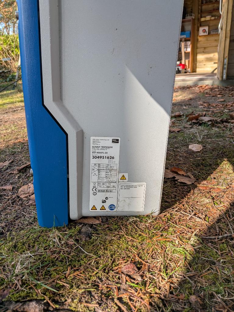 Sunny Tripower STP9000, Doe-het-zelf en Verbouw, Zonnepanelen en Toebehoren, Ophalen, Gebruikt, Overige typen, 200 wattpiek of meer