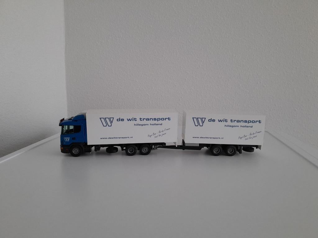 Scania Highline De Wit Transport motorwagen/wipkar ., Verzenden, Nieuw, Bus of Vrachtwagen, Tekno