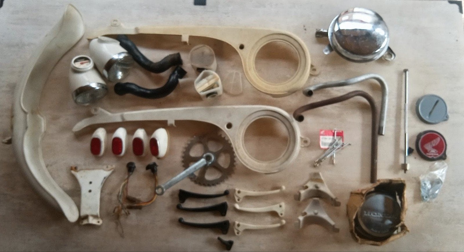 Honda viertakt onderdelen P50 PS50 PC50 PF50 Amigo Novio, Ophalen of Verzenden, Gebruikt, Overige typen, Overige merken