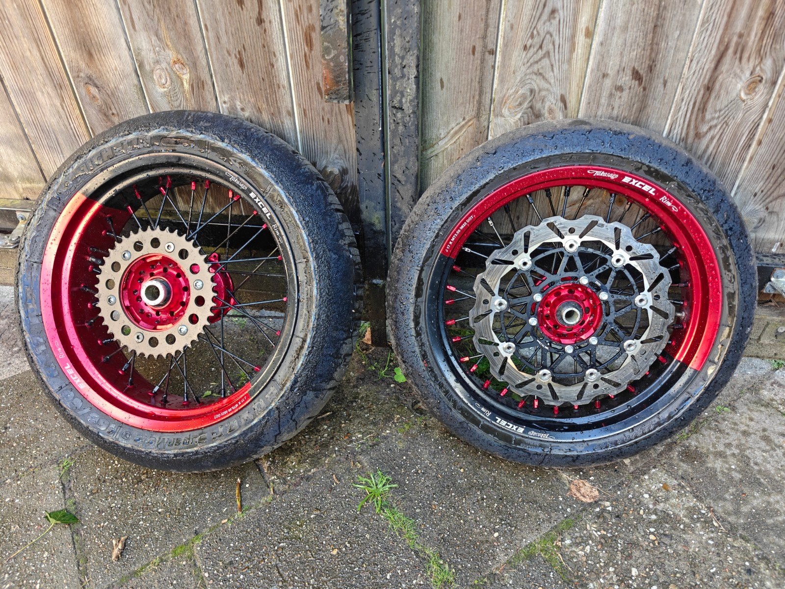 Supermoto wielen CRF 450, Ophalen, Gebruikt