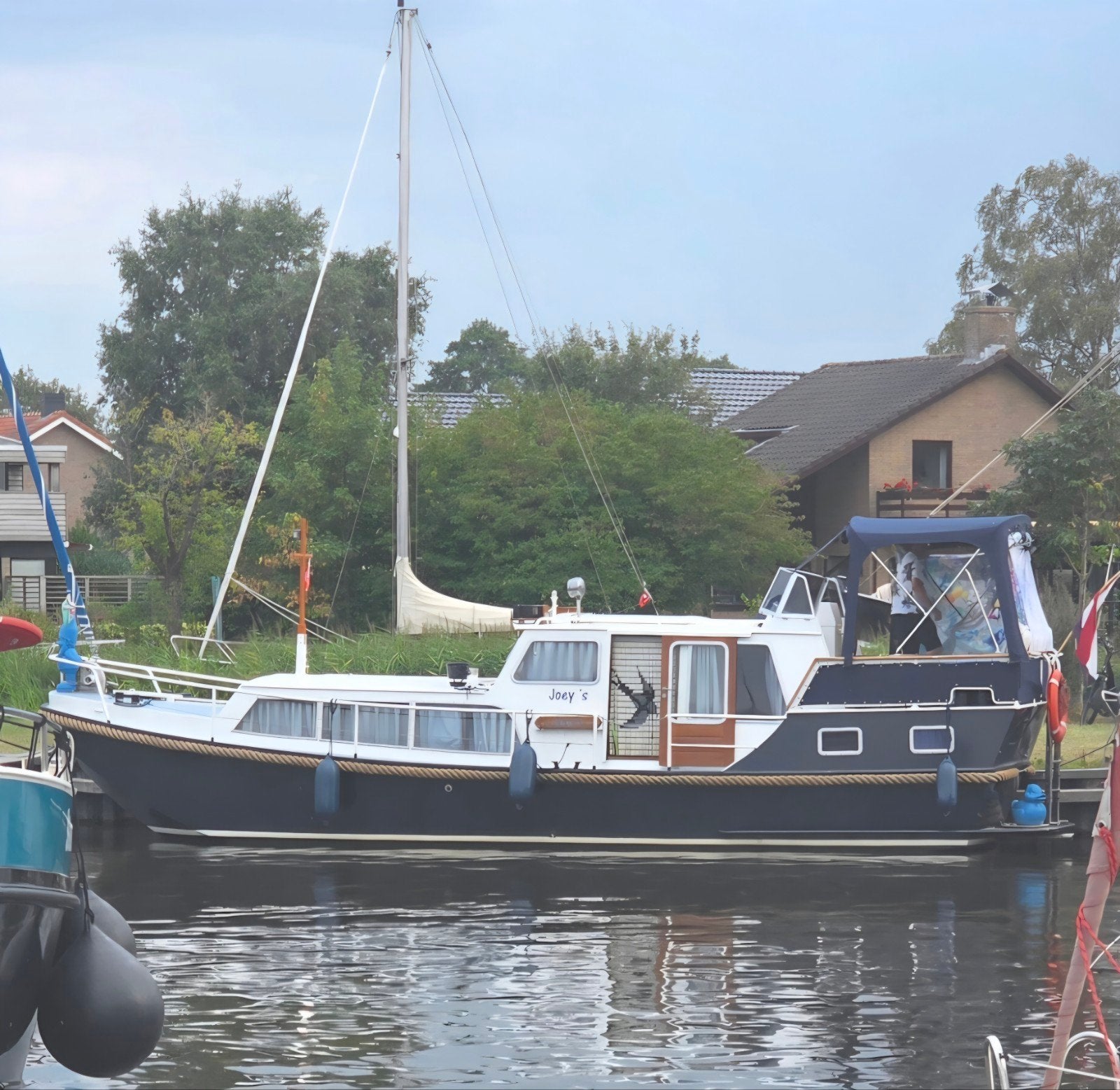 Te koop Doerak 1050 GSAK, binnen en buitenbesturing, Watersport en Boten, Gebruikt, 11 m, Diesel, Doerak