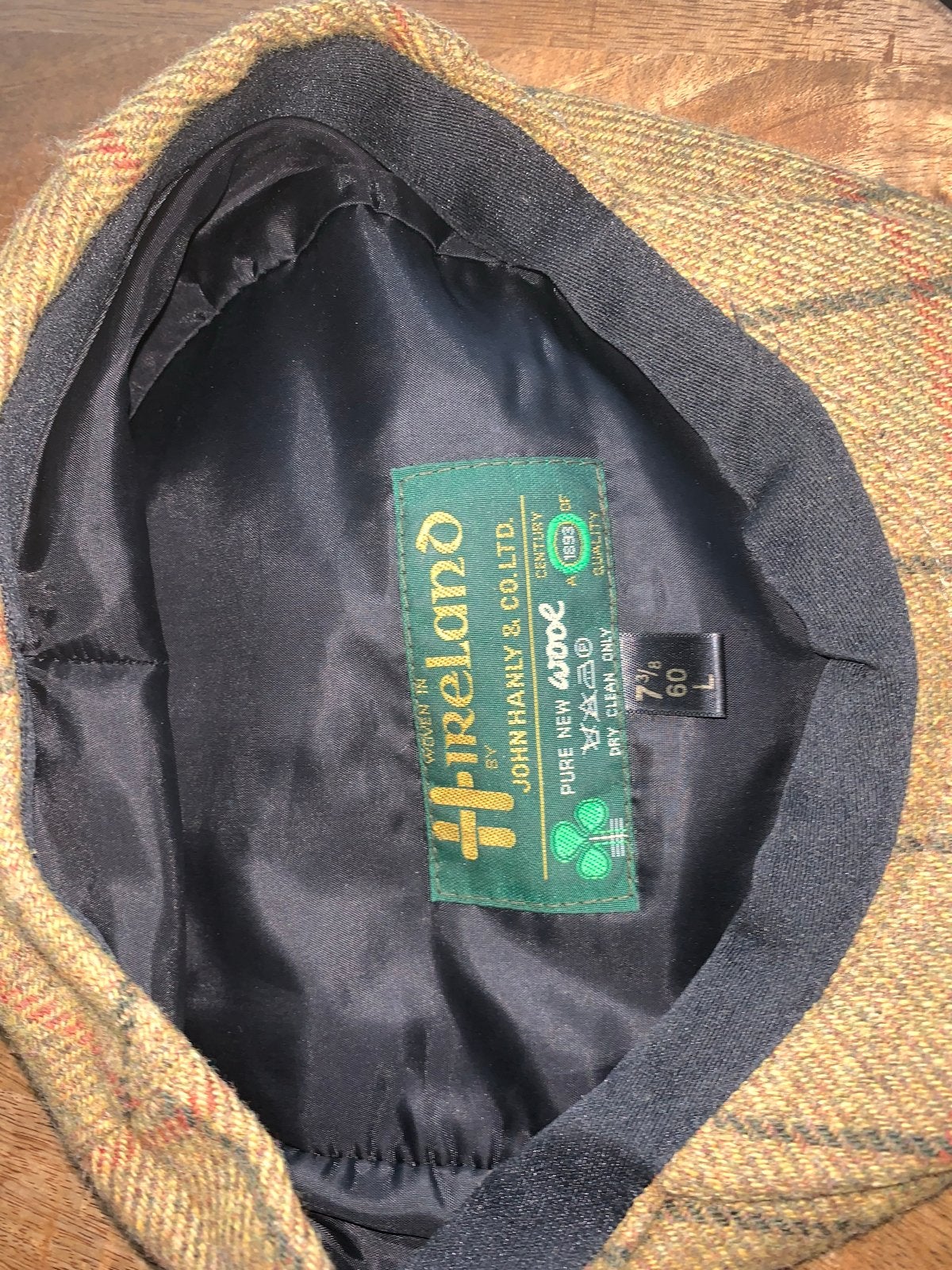 Harris Tweed pet van John Hanly & Co. Ltd. - Maat 60, Ophalen of Verzenden, Zo goed als nieuw, 60 cm (XL, 7½ inch) of meer, Pet
