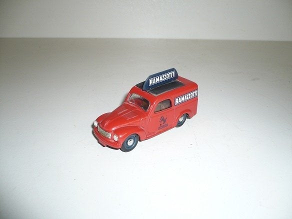 Fiat Topolino Bestelwagen Ramazzotti  1:43, Ophalen of Verzenden, Nieuw, Auto, Overige merken