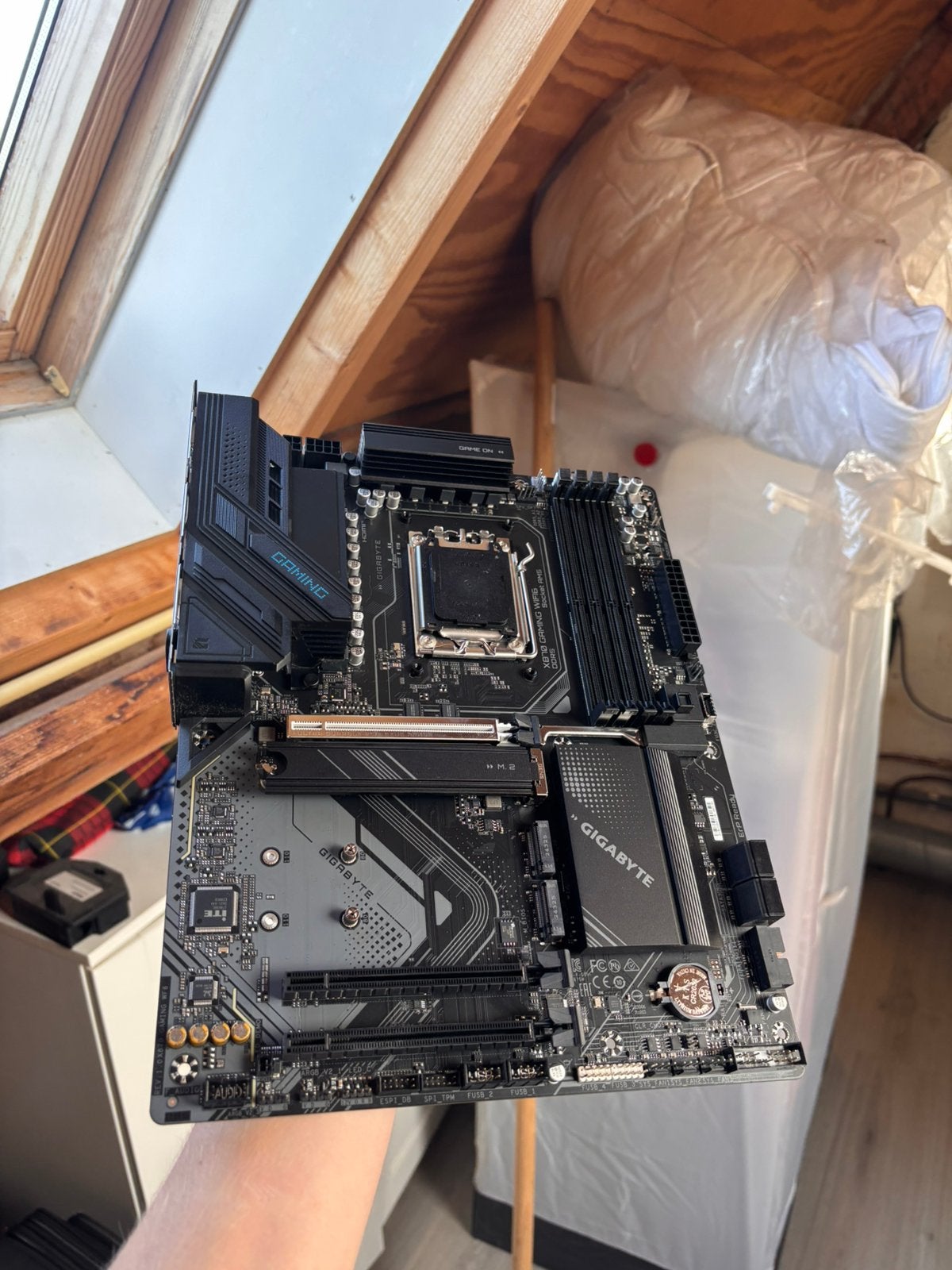 Moederbord x870 wifi 6 (am5), Computers en Software, Ophalen of Verzenden, Gebruikt, AMD, DDR5