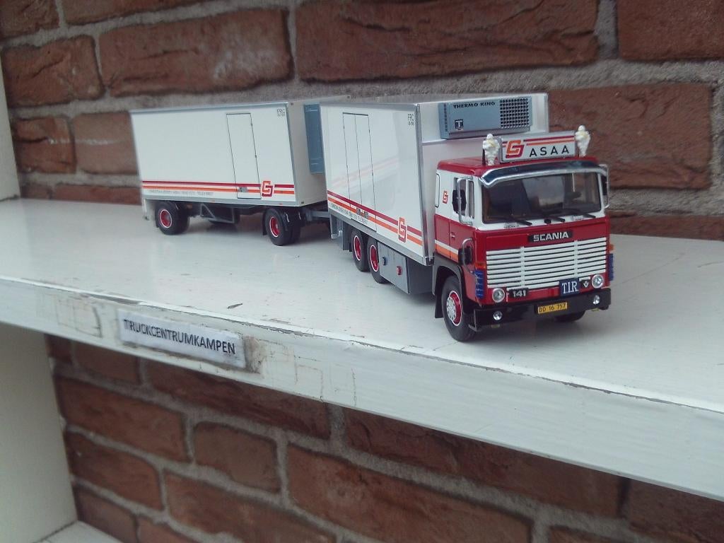 Tekno  Scania  141  motorwagen  van  CL  Transport., Ophalen of Verzenden, Nieuw, Bus of Vrachtwagen, Tekno