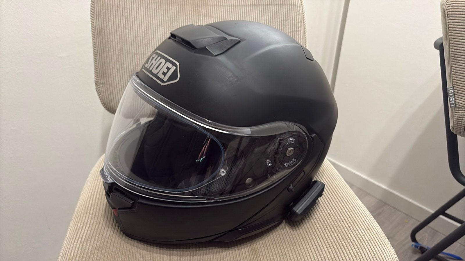 Shoei Neotec 3 maat xl nw vizier+pinl nw binnenwerk( xl 13), Motoren, Ophalen, Systeemhelm, Heren, XL