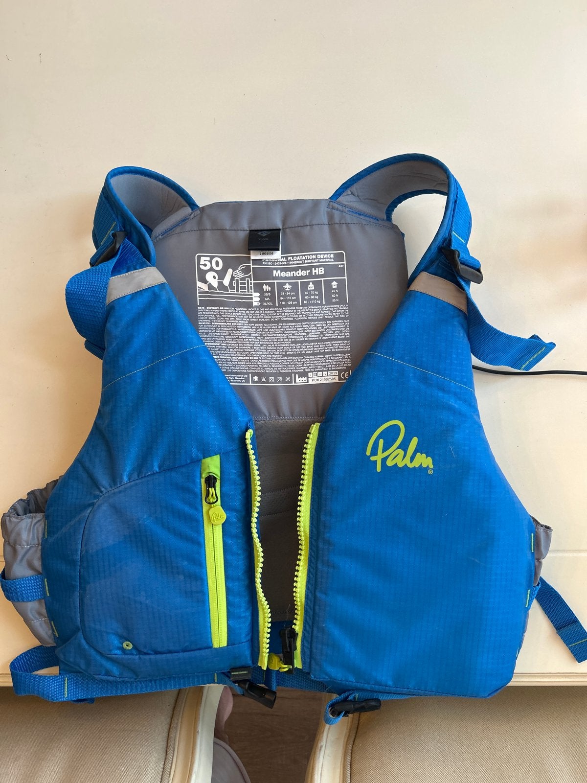 Palm Meander HB Zwemvest / Reddingsvest (XL/XXL), Watersport en Boten, Ophalen, Zo goed als nieuw, Overige typen