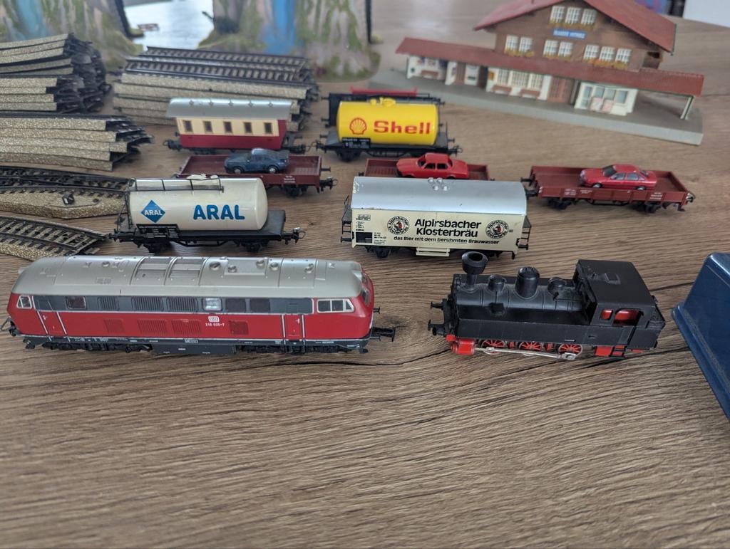 Märklin spoor, trein en wagons H0, Ophalen of Verzenden, Gebruikt