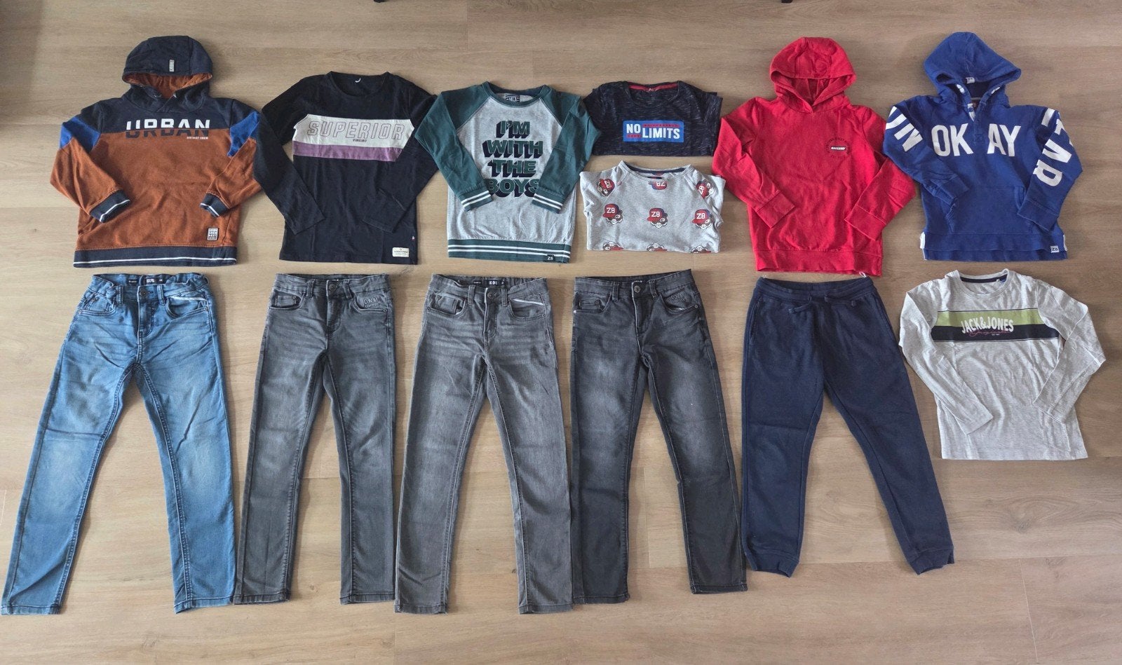 Pakket jongenskleding maat 134/140, Kinderen en Baby's, Kinderkleding | Maat 134, Ophalen of Verzenden, Gebruikt, Jongen