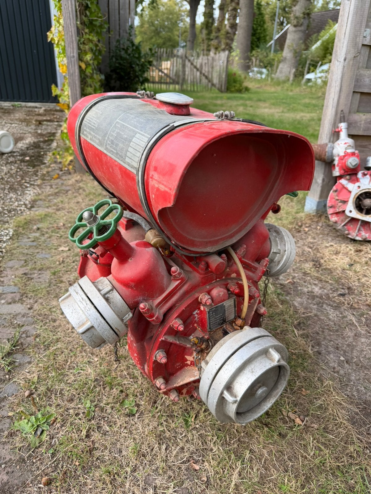 Bachert brandweerpomp 800 l/min, Tuin en Terras, Waterpompen, Ophalen, Gebruikt, Handmatig